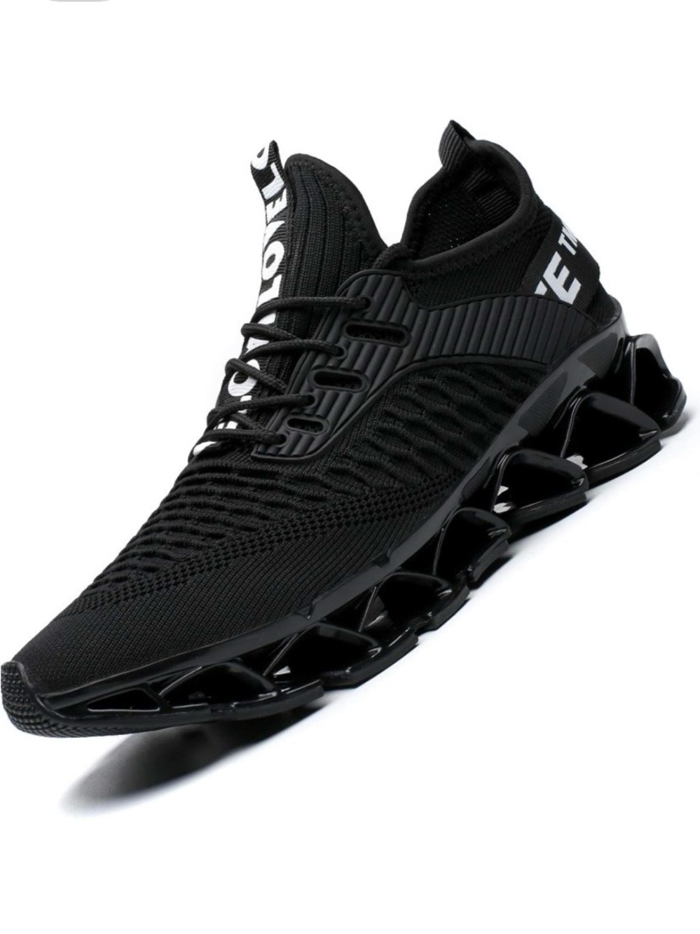 NWOT Chopben Men's Running Shoes Blade Fashion Athletic Sneakers black Size 41